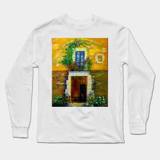 Old town. Opened door Long Sleeve T-Shirt